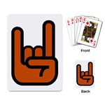 Metal Hand Playing Card