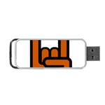 Metal Hand Portable USB Flash (Two Sides)