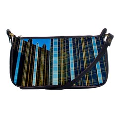 Two Abstract Architectural Patterns Shoulder Clutch Bags