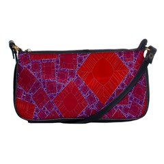 Voronoi Diagram Shoulder Clutch Bags by Simbadda
