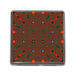 Vibrant Pattern Seamless Colorful Memory Card Reader (square) by Simbadda
