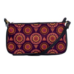 Abstract Seamless Mandala Background Pattern Shoulder Clutch Bags