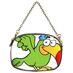 Parrot Cartoon Character Flying Chain Purses (one Side)  by Alisyart