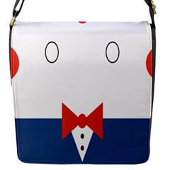 Peppermint Butler Wallpaper Face Flap Messenger Bag (s) by Alisyart