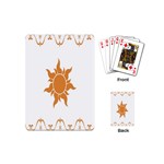 Sunlight Sun Orange Playing Cards (Mini) 