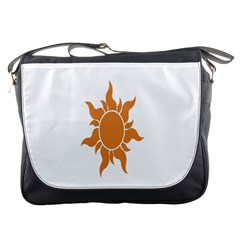 Sunlight Sun Orange Messenger Bags