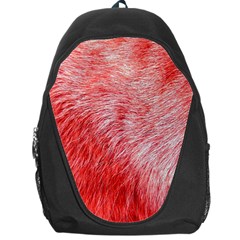 Pink Fur Background Backpack Bag by Simbadda