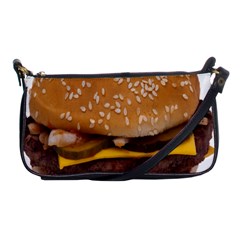 Cheeseburger On Sesame Seed Bun Shoulder Clutch Bags