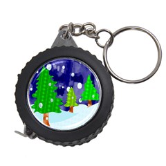 Christmas Trees And Snowy Landscape Measuring Tapes by Simbadda