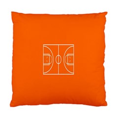 Basketball Court Orange Sport Orange Line Standard Cushion Case (one Side) by Alisyart