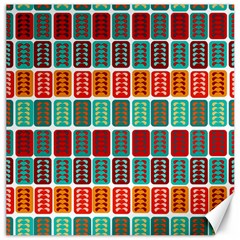 Bricks Abstract Seamless Pattern Canvas 12  X 12   by Simbadda