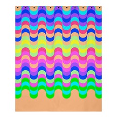 Dna Early Childhood Wave Chevron Woves Rainbow Shower Curtain 60  X 72  (medium)  by Alisyart