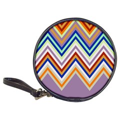 Chevron Wave Color Rainbow Triangle Waves Grey Classic 20-cd Wallets