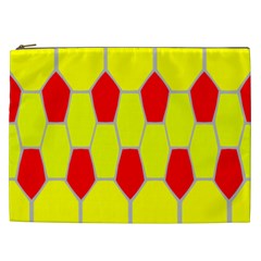 Football Blender Image Map Red Yellow Sport Cosmetic Bag (xxl)  by Alisyart