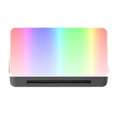 Layer Light Rays Rainbow Pink Purple Green Blue Memory Card Reader With Cf by Alisyart