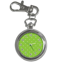 Mages Pinterest Green White Polka Dots Crafting Circle Key Chain Watches