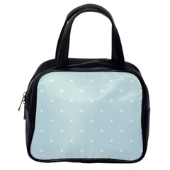 Mages Pinterest White Blue Polka Dots Crafting  Circle Classic Handbags (one Side) by Alisyart