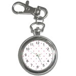 Mages Pinterest White Red Polka Dots Crafting Circle Key Chain Watches