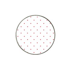 Mages Pinterest White Red Polka Dots Crafting Circle Hat Clip Ball Marker (10 Pack) by Alisyart