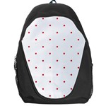 Mages Pinterest White Red Polka Dots Crafting Circle Backpack Bag