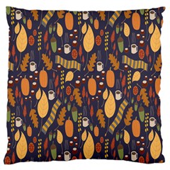 Macaroons Autumn Wallpaper Coffee Large Cushion Case (one Side)