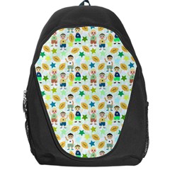 Kids Football Sport Ball Star Backpack Bag by Alisyart