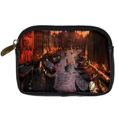 River Venice Gondolas Italy Artwork Painting Digital Camera Cases by Simbadda