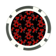 Red Digital Camo Wallpaper Red Camouflage Poker Chip Card Guard (10 Pack) by Alisyart