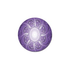 Purple Background With Artwork Golf Ball Marker (10 Pack)