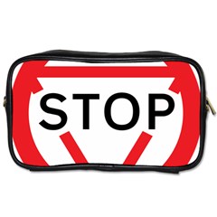 Stop Sign Toiletries Bags by Alisyart