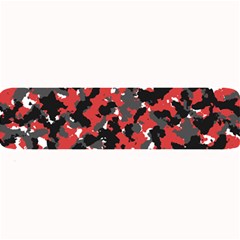 Spot Camuflase Red Black Large Bar Mats by Alisyart