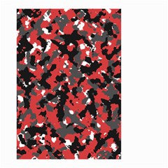 Spot Camuflase Red Black Small Garden Flag (two Sides) by Alisyart