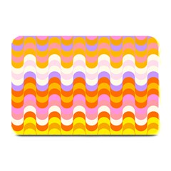 Dna Early Childhood Wave Chevron Rainbow Color Plate Mats by Alisyart
