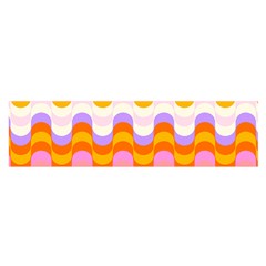 Dna Early Childhood Wave Chevron Rainbow Color Satin Scarf (oblong) by Alisyart