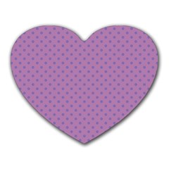 Polka Dots Heart Mousepads by Valentinaart