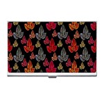 Leaves Pattern Background Business Card Holders