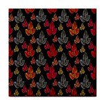 Leaves Pattern Background Face Towel