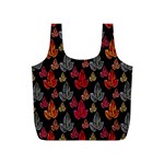 Leaves Pattern Background Full Print Recycle Bags (S) 
