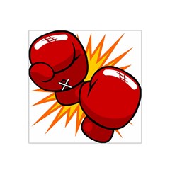 Boxing Gloves Red Orange Sport Satin Bandana Scarf