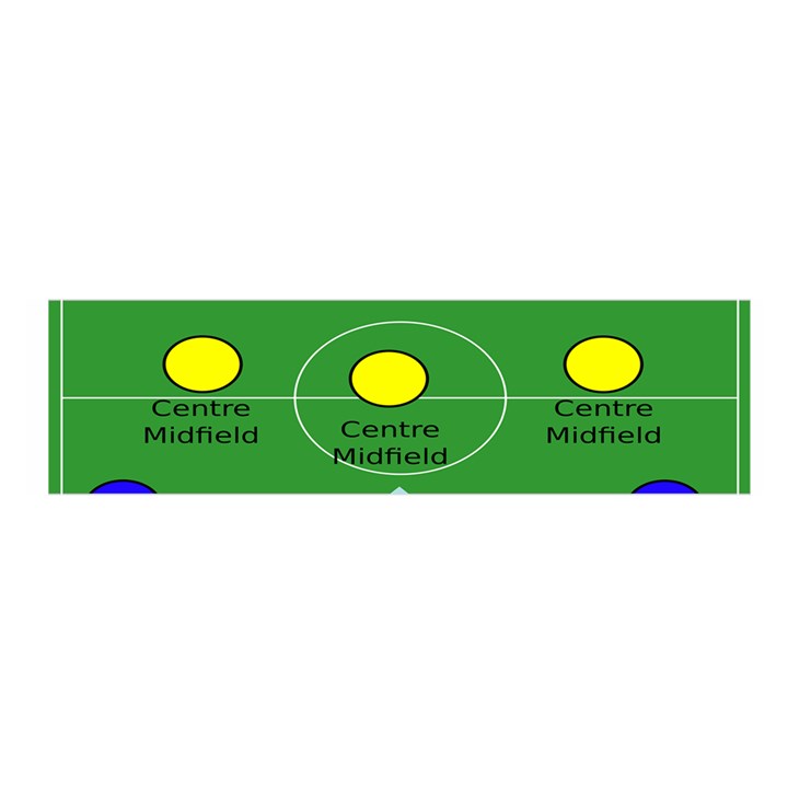 Field Football Positions Satin Scarf (Oblong)