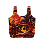 Lava Active Volcano Nature Full Print Recycle Bags (S)  Front