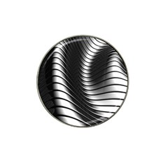 Metallic Waves Hat Clip Ball Marker (4 Pack) by Alisyart