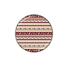 Pattern Tribal Triangle Hat Clip Ball Marker (10 Pack) by Alisyart