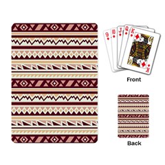 Pattern Tribal Triangle Playing Card by Alisyart