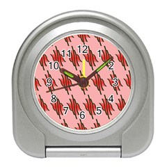 Variant Red Line Travel Alarm Clocks