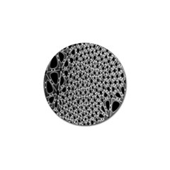 X Ray Rendering Hinges Structure Kinematics Circle Star Black Grey Golf Ball Marker