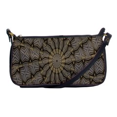 Abstract Image Showing Moiré Pattern Shoulder Clutch Bags