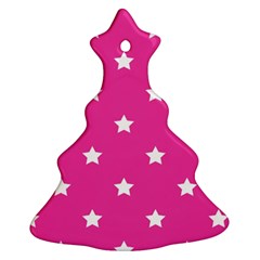 Stars Pattern Christmas Tree Ornament (two Sides)