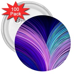 Color Purple Blue Pink 3  Buttons (100 Pack)  by Mariart