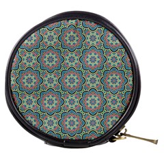 Decorative Ornamental Geometric Pattern Mini Makeup Bags by TastefulDesigns